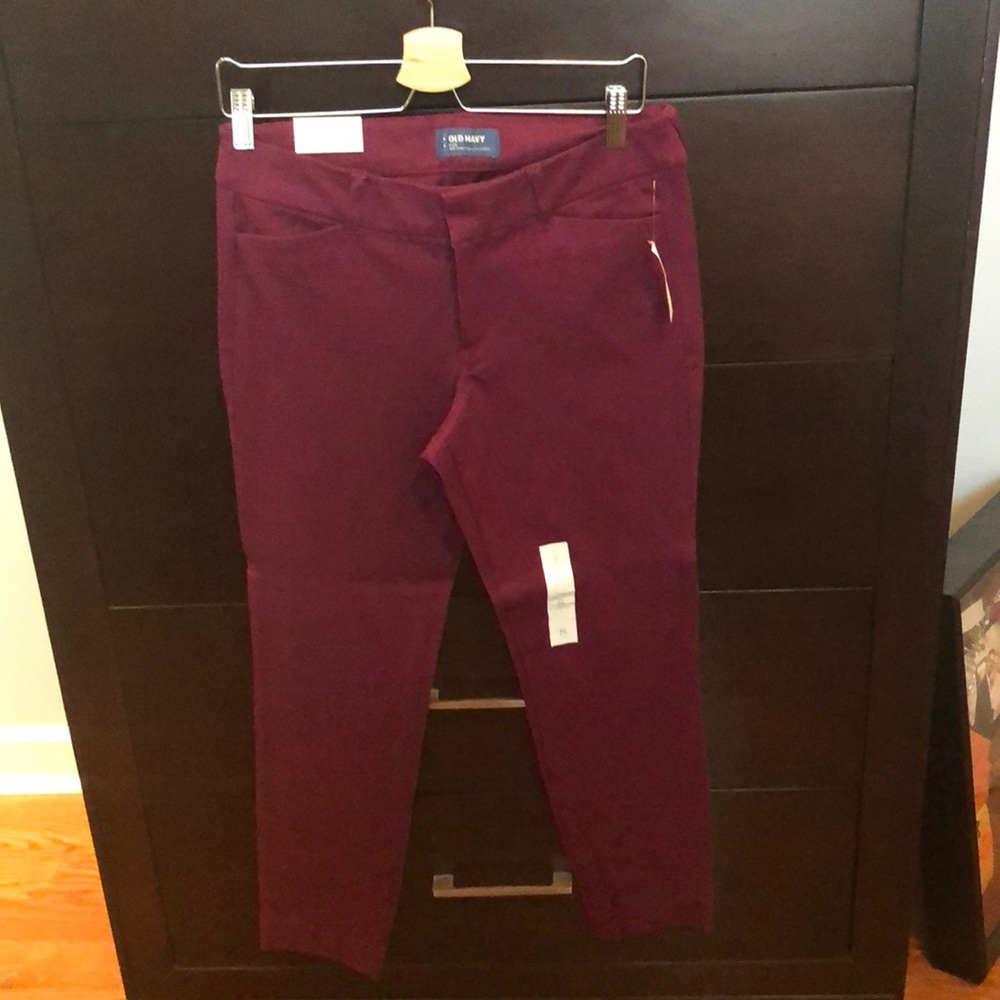 Old Navy Pixie Maroon/Purple Pants